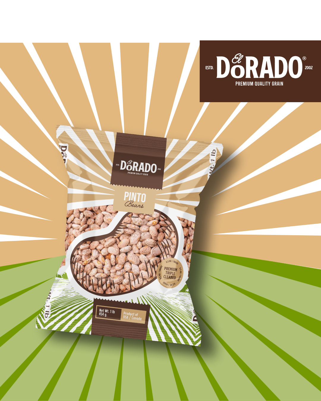 Pinto Beans – "El Dorado" Premium Quality Grain