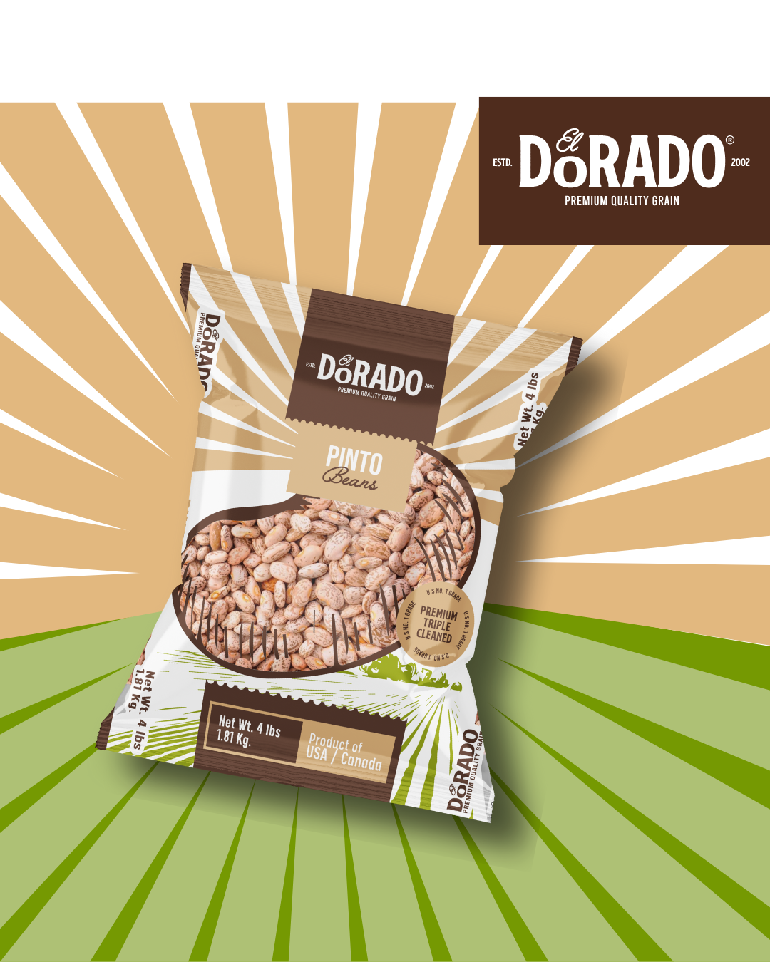 Pinto Beans – "El Dorado" Premium Quality Grain